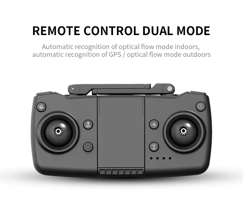 L109 Pro Drone, REMOTE CONTROL DUAL MODE Automatic recognition of optical flow mode indoors,