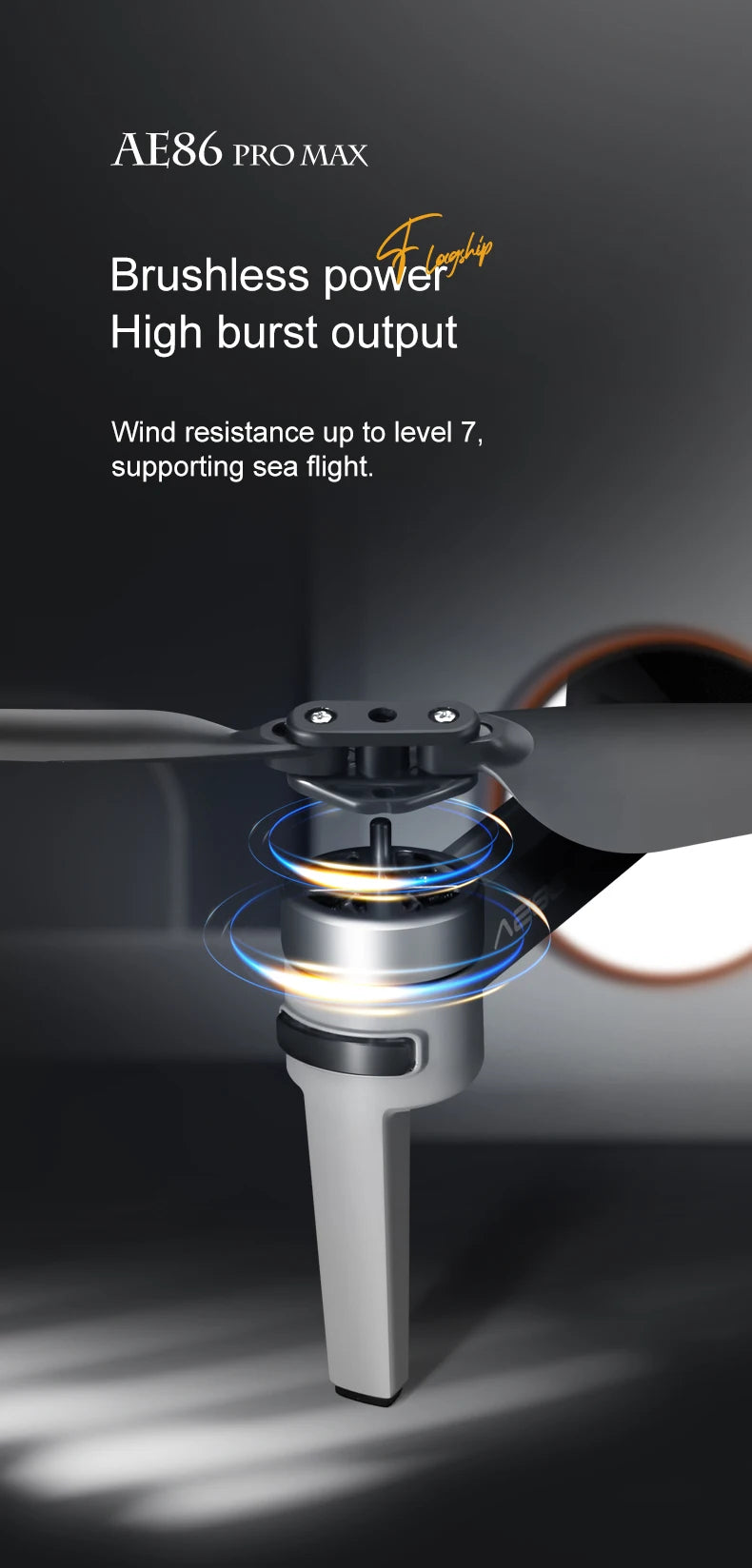 AE86 Pro Max Drone - GPS 4K HD Camera Three Axis Mechanical Pan Tilt Camera Brushless Laser Obstacle Avoidance GPS Drones toys 24 AE86 Pro Max Drone, AE86 PRO MAX Brushless High burst output Wind resistance up to level 7