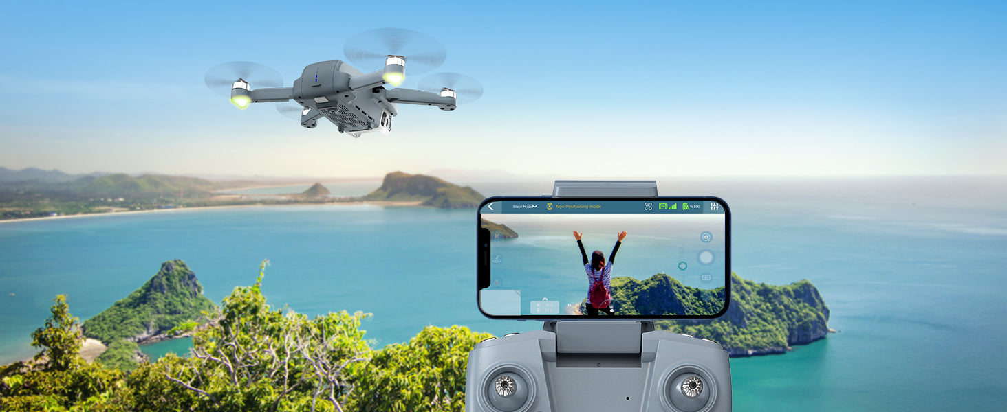 SYMA X650 GPS Drone, 5G transmission and multiple GPS features: Smart GPS assist features include auto return, GPS follow me