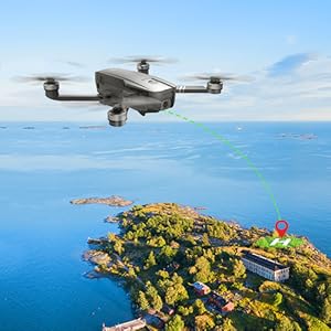 Holy Stone HS720 GPS Drone, fly at your will, following you automatically, flying along a path you set . fly