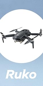 Ruko F11 MINI Drone, F11MINI folds up perfectly to fit inside your backpack.