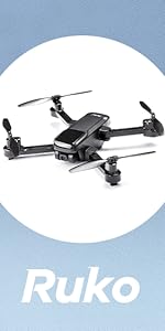 Ruko F11 MINI Drone Foldable 60 Min Flight Time FPV Quadc