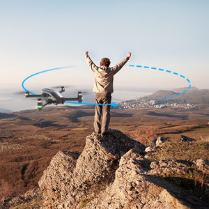 Holy Stone HS710 Drone - with Camera 4K, GPS FPV Foldable 5G Quadcopter for Beginners with Optical Flow Positioning, Auto Return Home, Follow Me, Brushless Motor, 50 Mins Long Flight Time Professional Camera Drone 17 Holy Stone HS710 Drone, Intelligent Flight Features Follow Me feature to capture you accurately, free your hands, the most interesting flying