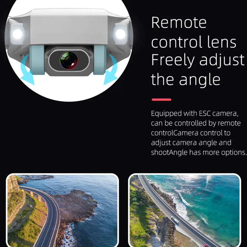 DEER LU ONE PRO Drone - Gps 4K HD Camera 3km Professional Image Transmission Brushless Foldable Quadcopter Professional Camera Drone 14 DEER LU ONE PRO Drone - Gps 4K HD Camera, DEER LU ONE PRO Drone, Remote control lens Freely adjust the angle Equipped with ESC camera, can be controlled by