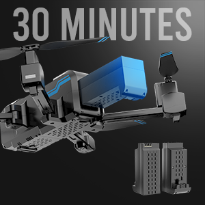 EXO Scout Drone - with Camera for Adults or Kids. Drone Kit with 2 Batteries, Free Carry Case. HD 1080p Video, 3 Speeds, Auto Take-Off/Land, Intelligent AI Modes Professional Camera Drone 9 EXO Scout Drone, Auto Takeoff/Land Tap once, and Scout takes off