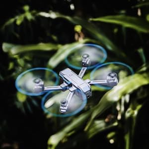 EXO Scout Drone - with Camera for Adults or Kids. Drone Kit with 2 Batteries, Free Carry Case. HD 1080p Video, 3 Speeds, Auto Take-Off/Land, Intelligent AI Modes Professional Camera Drone 22 EXO Scout Drone, Scout holds the hover perfectly at altitude / position hold .