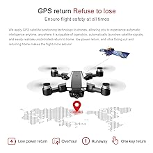 S105 PRO Drone - GPS 5G Wifi Professional 4K HD Double Camera Brushless Motor Drones Stabilier, Drone for Adult with 3 Batteries Professional Camera Drone 23 S105 PRO Drone, GPS rejurn Refuse Engurc Il ghisJic a