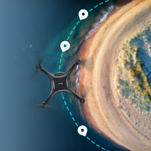 Potensic P5 Drone, one key to take off/landing One Button GPS Return 4K Clear Camera to