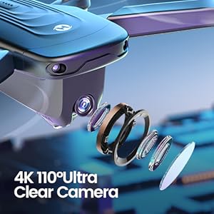 Holy Stone HS175D GPS Drone - with 4K HD Camera for Adults RC Quadcopter with Auto Return, Follow Me, Brushless Motor, Circle Fly, Waypoint Fly, Altitude Hold, Headless Mode, 46 Mins Long Flight Professional Camera Drone 10 Holy Stone HS175D GPS Drone, the flight time can be up to 46 minutes, giving you more time to enjoy or work