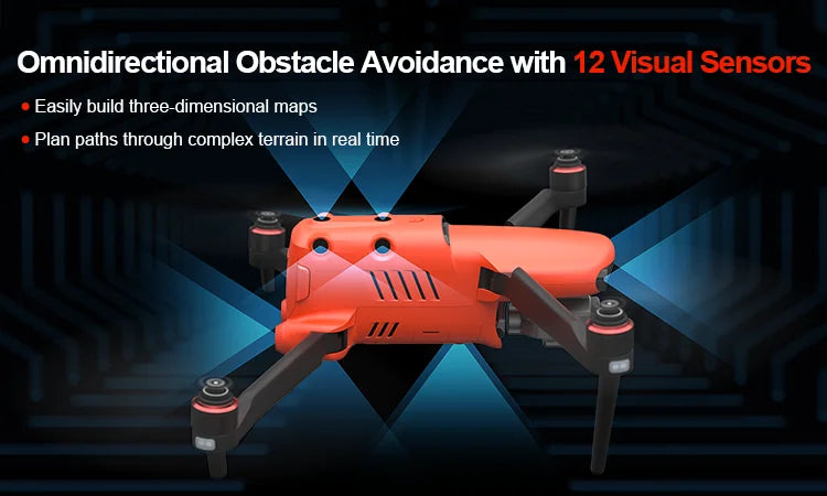 Autel evo II - 20km long range transport agricultura aircraft gps 8k camera 1080p 4k hd for drone uav quadcopter Professional Camera Drone 14 Autel evo II, Omnidirectional Obstacle Avoidance with 12 Visual Sensors Easily build three-dimensional maps