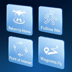 Ruko U11 PRO Drone, Me Fly Return t0" Follow" Home Point ('Waypoints 