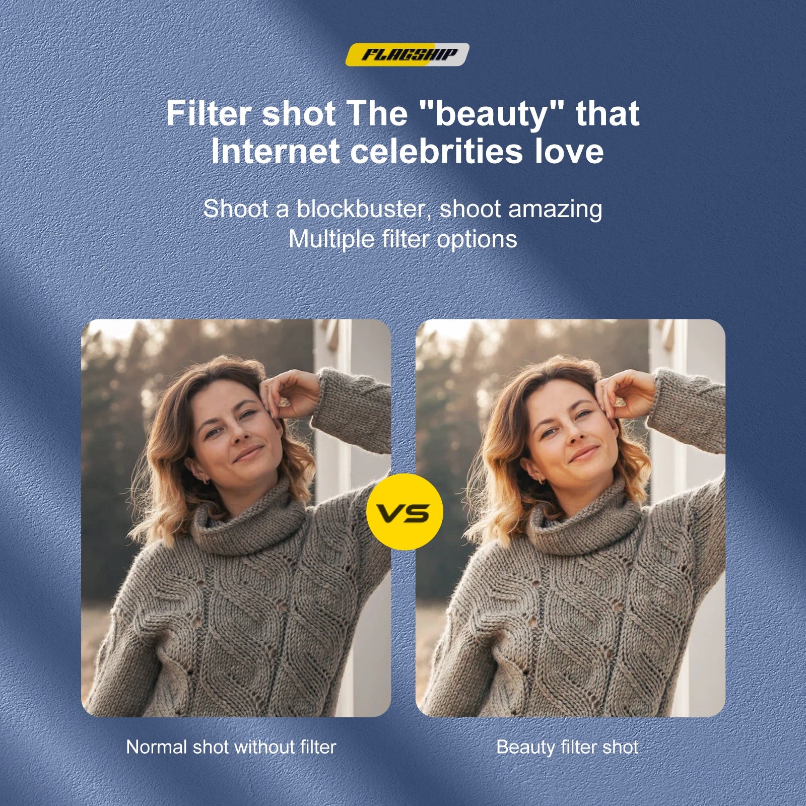 S109 GPS Drone, FLAESHIP Filter shot The "beauty" that Internet celebrities love 