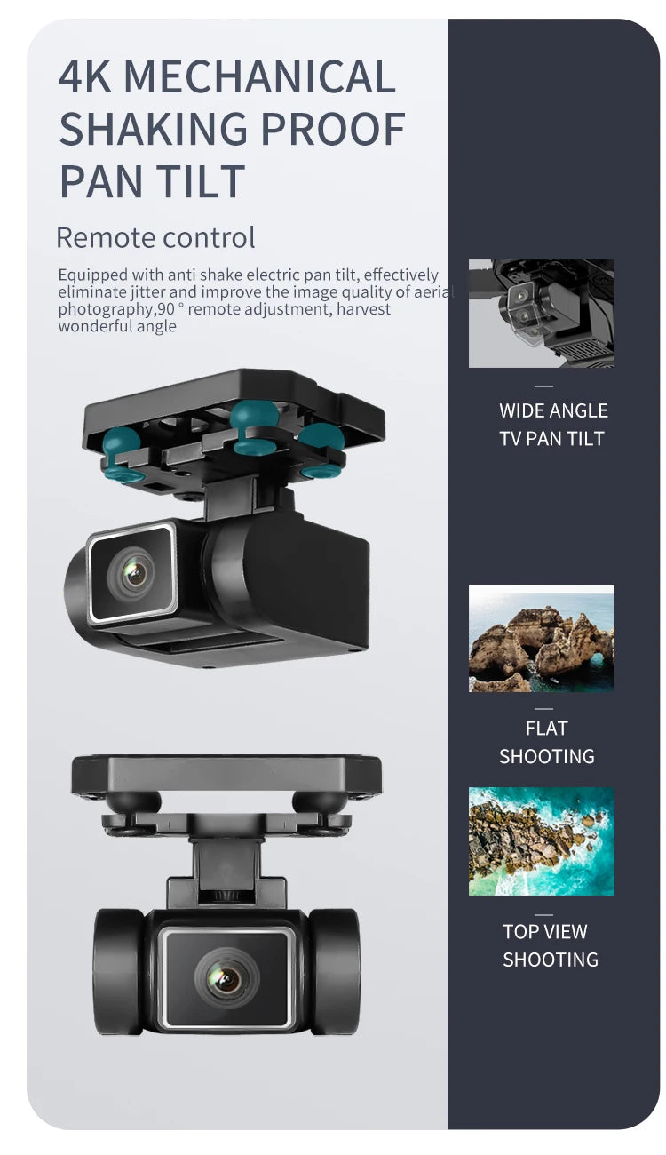 S189 Drone - GPS 6K HD Dual Camera 5G WIFI FPV Brushless Motor Foldable Quadcopter Helicopter Long Battery Life Gift Toy Professional Camera Drone 21 S189 Drone, 4K MECHANICAL SHAKING PROOF PAN TILT Remote control Equ