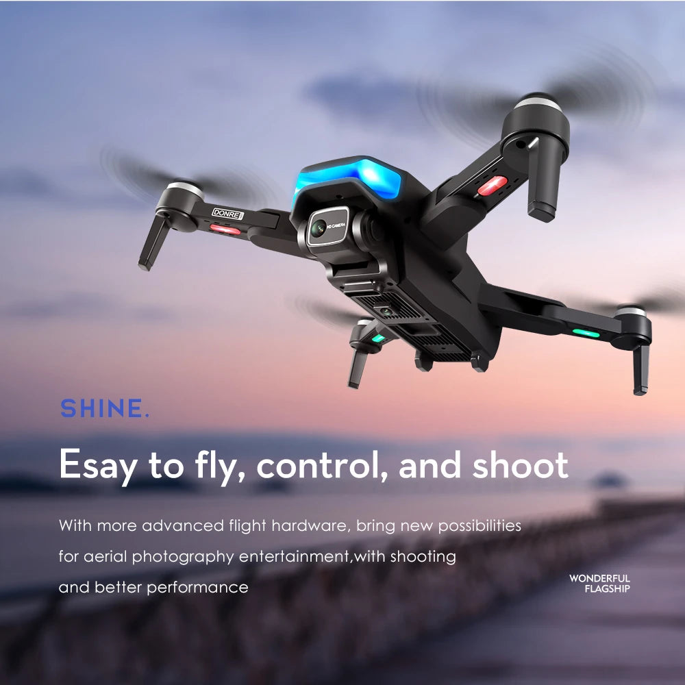 LS38 Drone - GPS 4K HD WIFI FPV Drone 1080P Camera Height Hold RC Foldable Quadcopter Dron Rc Helicopter Drone Gift Toy Professional Camera Drone 13 LS38 Drone, Donrus Esay fly with more advanced flight hardware, bring new possibilities for aerial photography entertainment