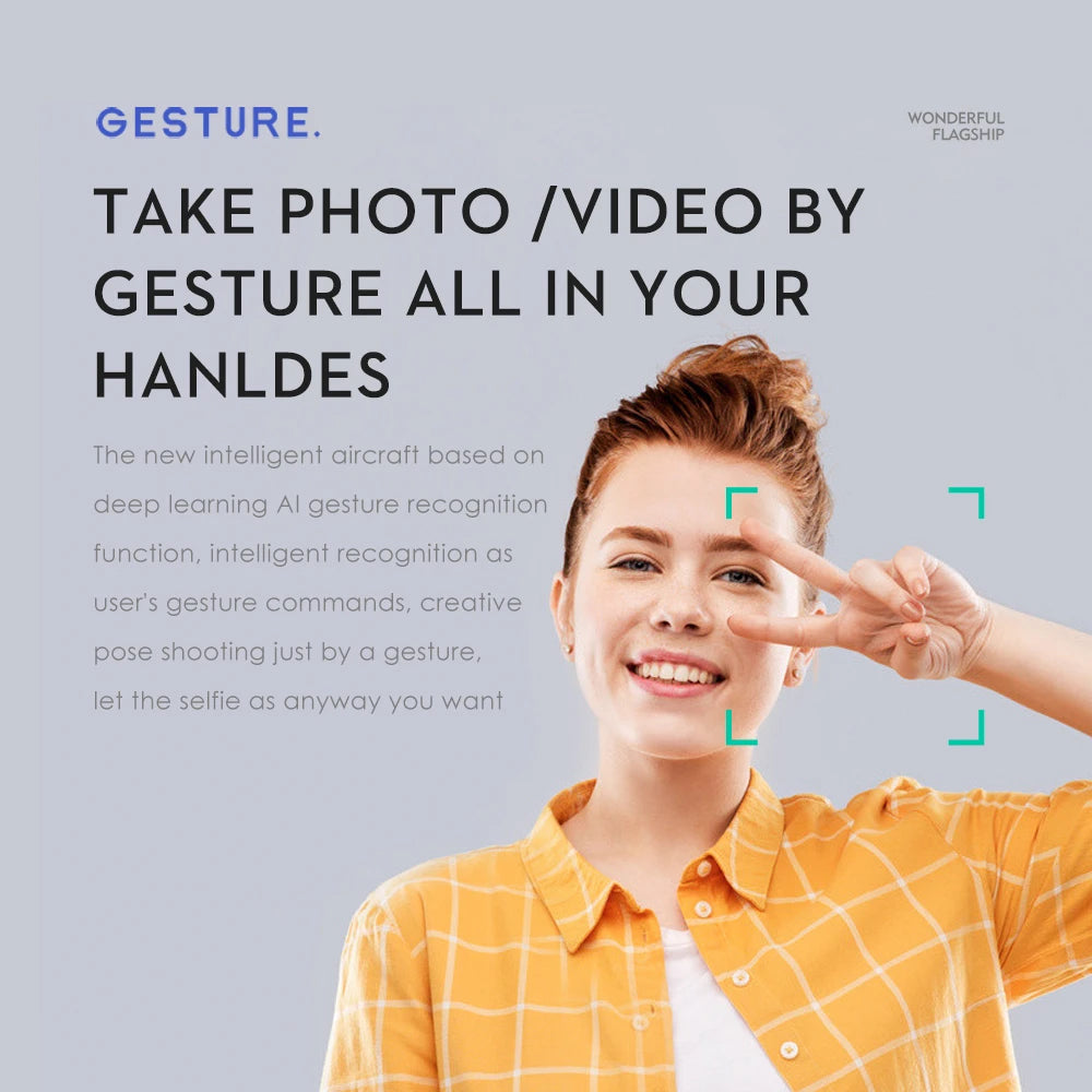 LS38 Drone - GPS 4K HD WIFI FPV Drone 1080P Camera Height Hold RC Foldable Quadcopter Dron Rc Helicopter Drone Gift Toy Professional Camera Drone 23 LS38 Drone, intelligent aircraft based on deep learning Al gesture recognition function . intelligent recognition as user'$