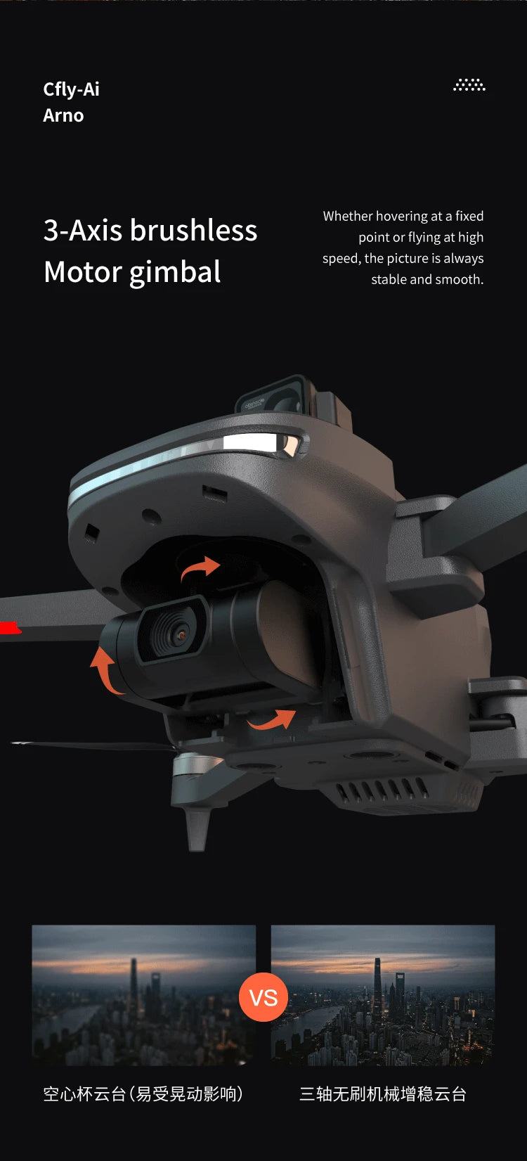 C-FLY Arno SE MAX Drone, VS Zinze(gRar ip) E4*rinlt
