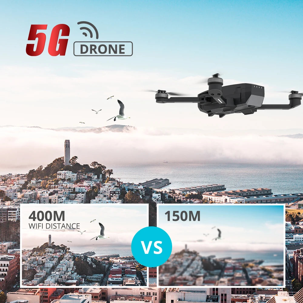 طائرة بدون طيار Holy Stone HS720E مطورة بدقة 4K HD ونظام تحديد المواقع 5G FPV وواي فاي FOV 120 درجة كاميرا بدون فرش كوادكوبتر 26 دقيقة وقت الطيران كاميرا احترافية بدون طيار 13 5G DRONE 400M 1S0M WIFI DISTANCE