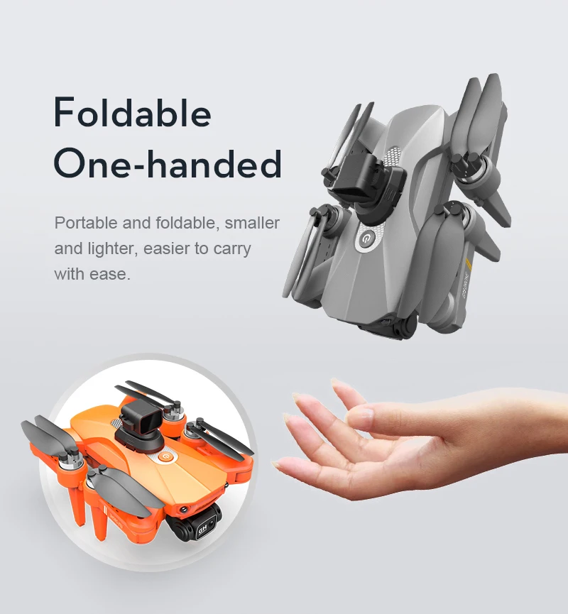 K80 Max Drone - طائرة بدون طيار بكاميرا عالية الدقة 8K بدون فرش بمحرك GPS 5G WIFI 360 لتجنب العوائق، طائرة رباعية قابلة للطي K80 PRO MAX RC Dron Toys كاميرا احترافية بدون طيار 37 K80 Max Drone, Foldable One-handed Portable and foldable, smaller and lighter, easier t0 carry