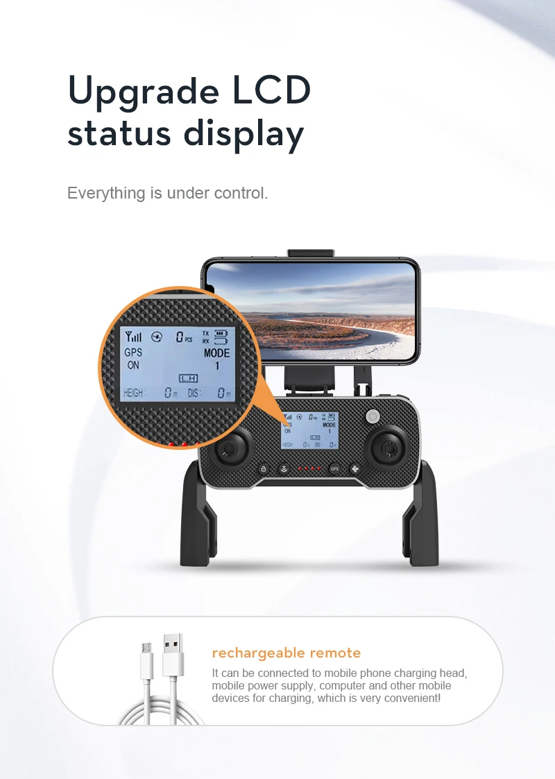 K80 Max Drone - طائرة بدون طيار بكاميرا عالية الدقة 8K بدون فرش بمحرك GPS 5G WIFI 360 لتجنب العوائق، طائرة رباعية قابلة للطي K80 PRO MAX RC Dron Toys كاميرا احترافية بدون طيار 46 K80 Max Drone, rechargeable remote can be connected to mobile phone charging head, mobile power supply, computer and other