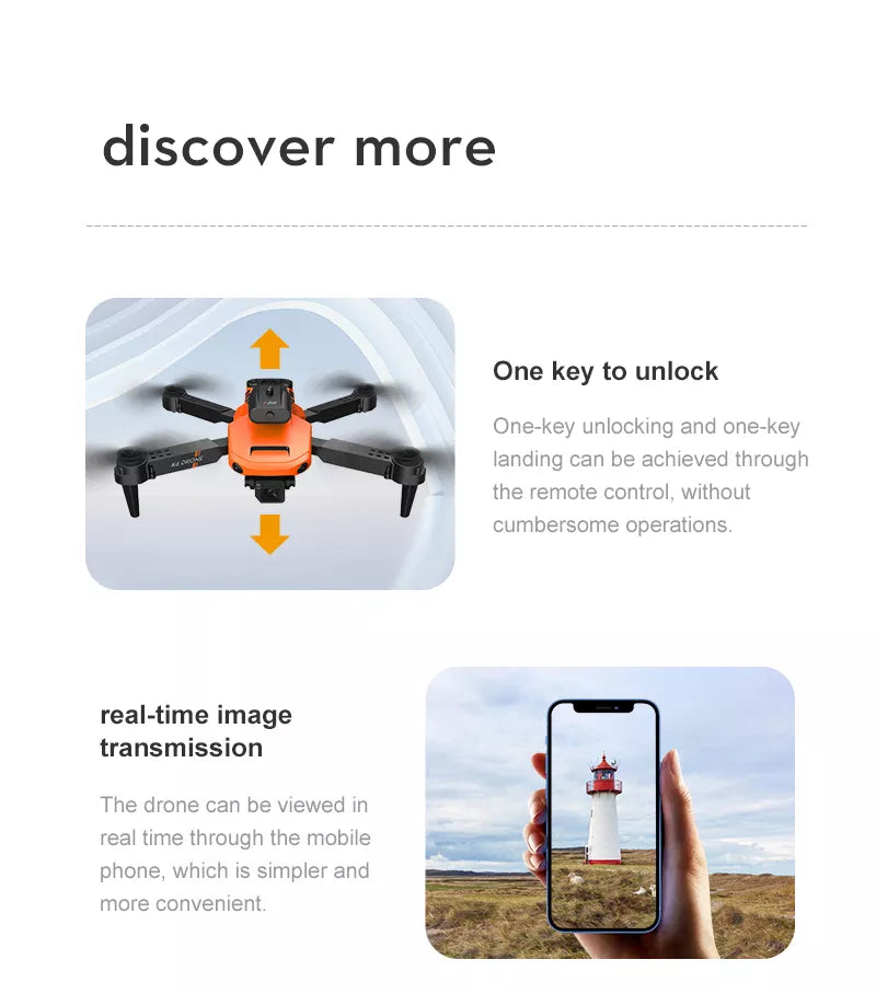 K6 Drone With Camera 4K HD Four Side 360 Obstacle Avoidance UAV Quadcopter Mini Drone 19 K6 Drone, drone can be viewed in real time through the mobile phone .
