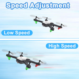 SANROCK U52 Drone, the video clips are automatically saved to the micro sd card