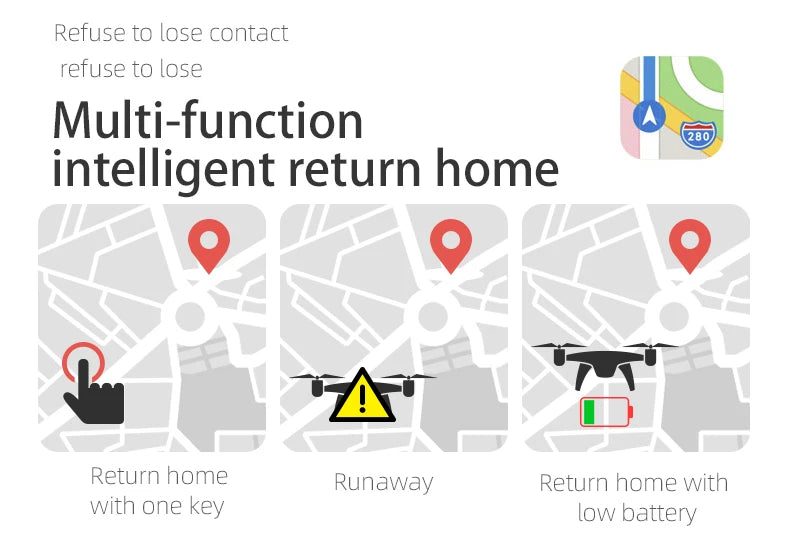 LM12 Drone, refused to lose contact refuse to lose multi-function intelligent return home return