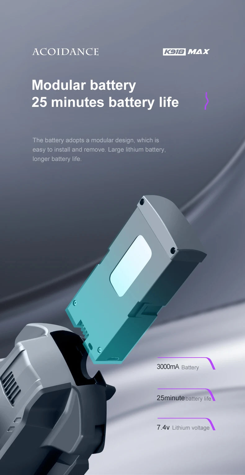 K918 Max, acoidance k91o max battery adopts