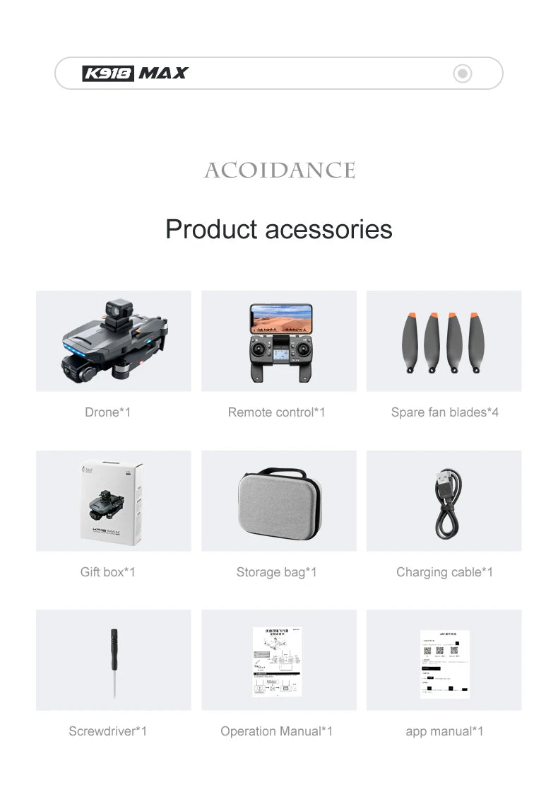 K918 Max, k91o max acoidance product a