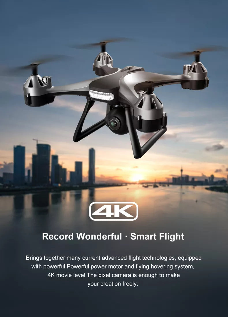 JCRC JC801 Mini Drone, 4k record wonderful smart flight brings together many current advanced flight technologies 