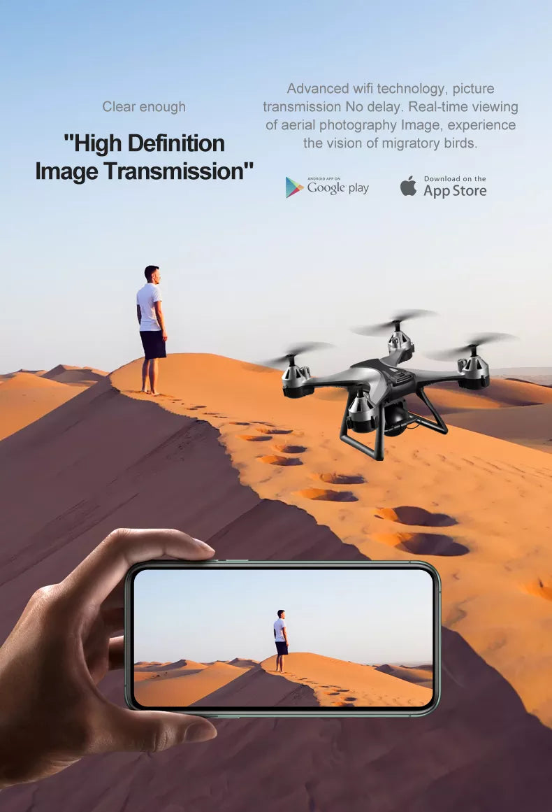JCRC JC801 Mini Drone, download on the google play app store, picture clear enough transmission no delay