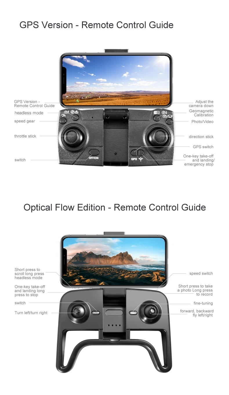 R20 Drone, headless mode 0i geomagnetic qd calibration