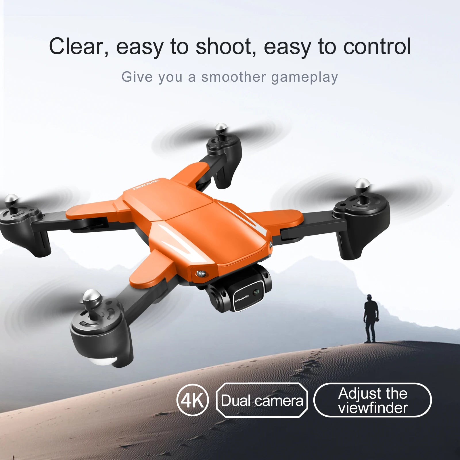 S93 Drone - 4K HD WIFI FPV Drone 1080P Camera Height Hold RC Foldable Quadcopter Dron Rc Helicopter Drone Gift Toy 13 S93 Drone, clear easy to shoot give you a smoother gameplay 4k dual