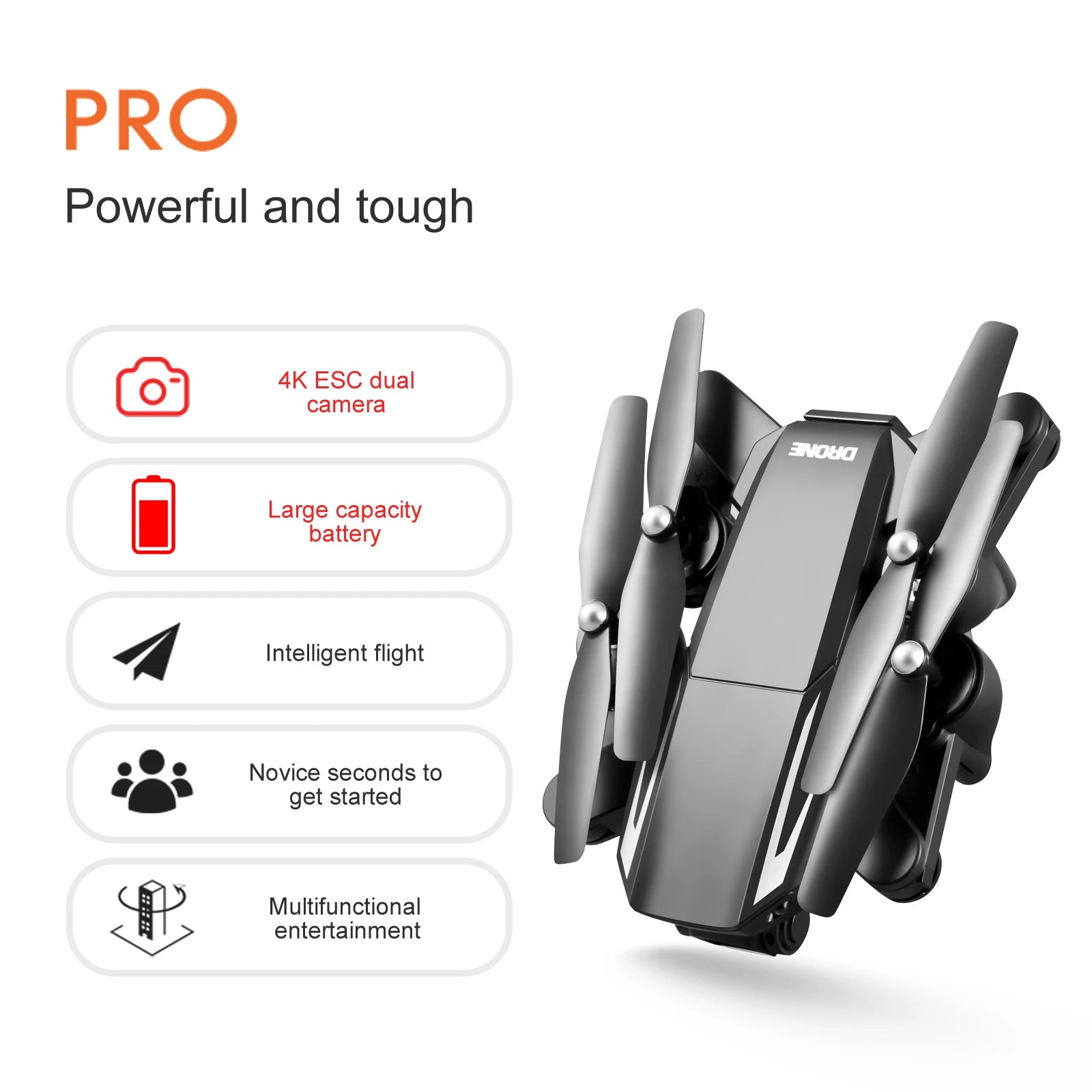 S93 Drone - 4K HD WIFI FPV Drone 1080P Camera Height Hold RC Foldable Quadcopter Dron Rc Helicopter Drone Gift Toy 16 S93 Drone, pro powerful and tough 4k esc dual camera ivob