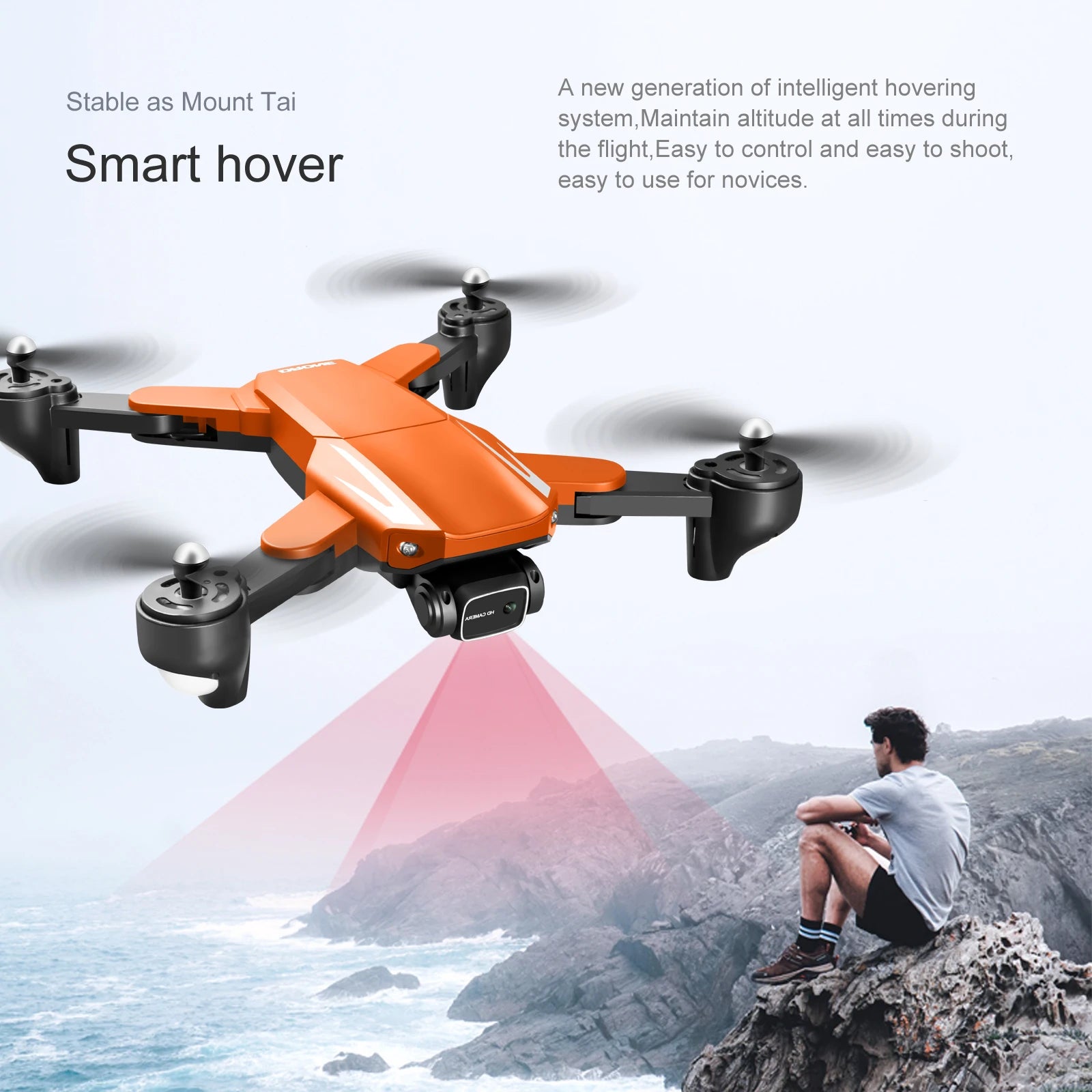 S93 Drone - 4K HD WIFI FPV Drone 1080P Camera Height Hold RC Foldable Quadcopter Dron Rc Helicopter Drone Gift Toy 18 S93 Drone, new generation of intelligent hovering stable as mount tai system