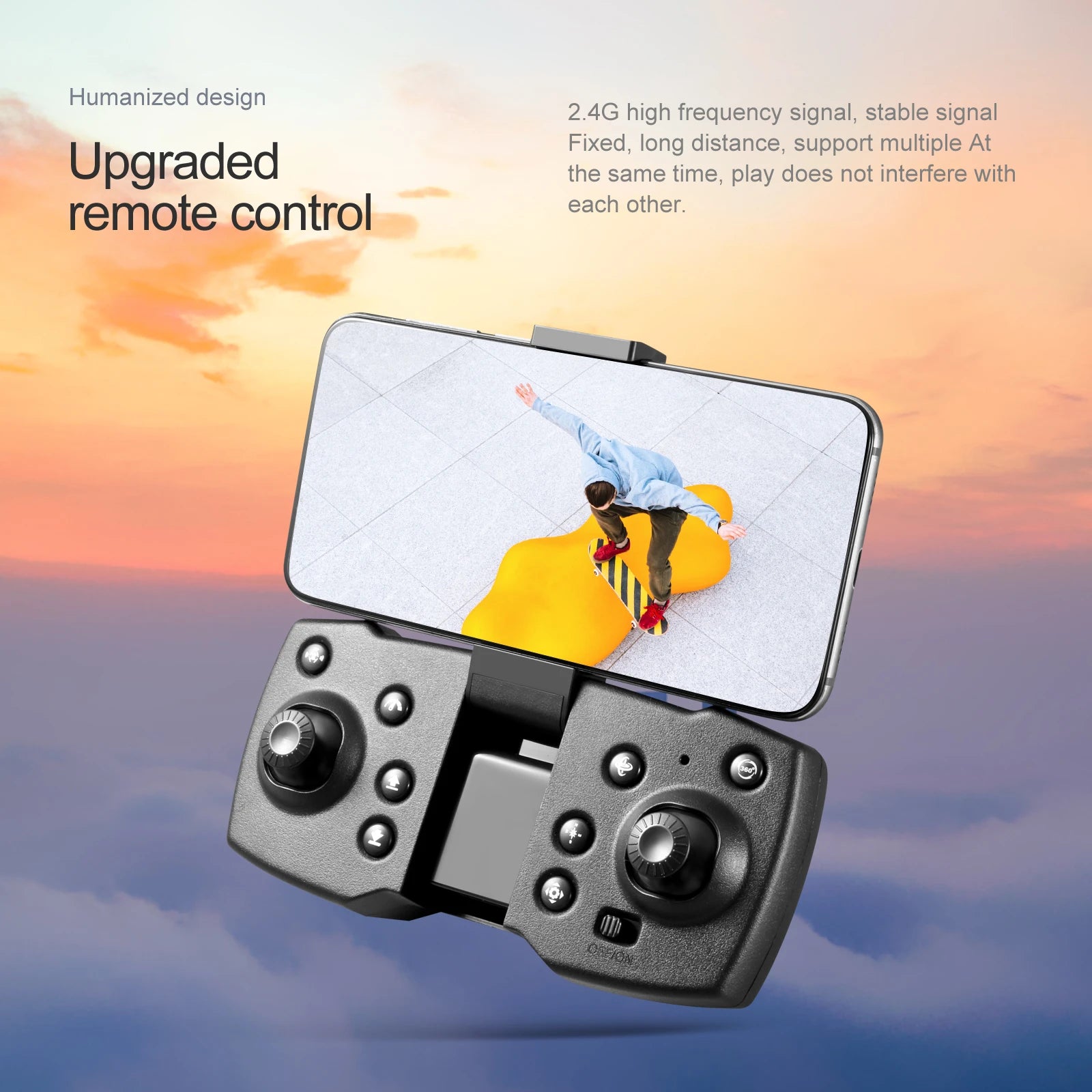 S93 Drone - 4K HD WIFI FPV Drone 1080P Camera Height Hold RC Foldable Quadcopter Dron Rc Helicopter Drone Gift Toy 26 S93 Drone, humanized design 2.4g high frequency signal, stable signal fixed