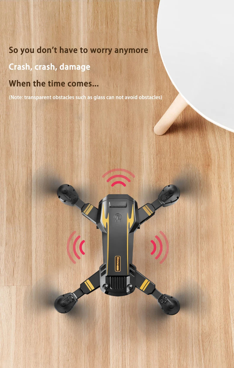 8k Professional Drones with HD Camera Obstacle Avoidance Aerial Photography Foldable Quadcopter Rc Helicopter Dron Toys 18 so you don't have to worry anymore crash, crash, damage