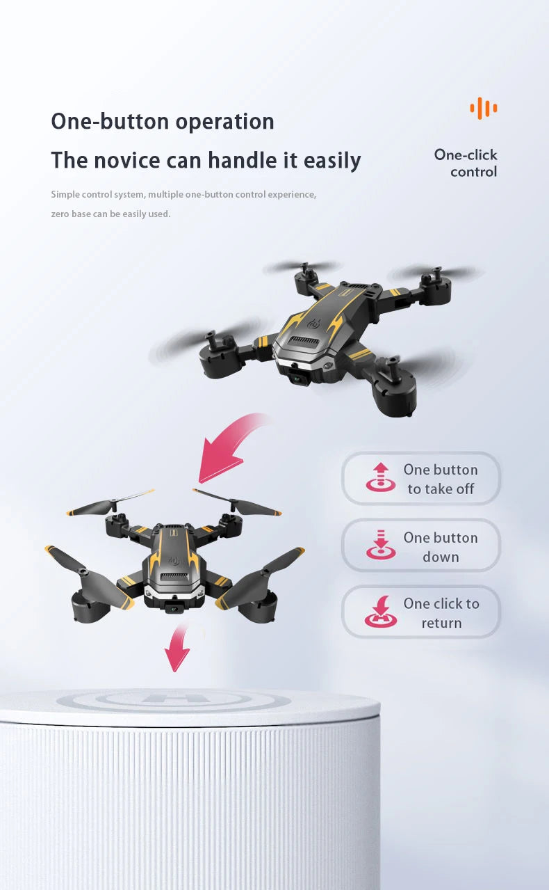 8k Professional Drones with HD Camera Obstacle Avoidance Aerial Photography Foldable Quadcopter Rc Helicopter Dron Toys 22 one-button operation the novice can handle it easily one-click