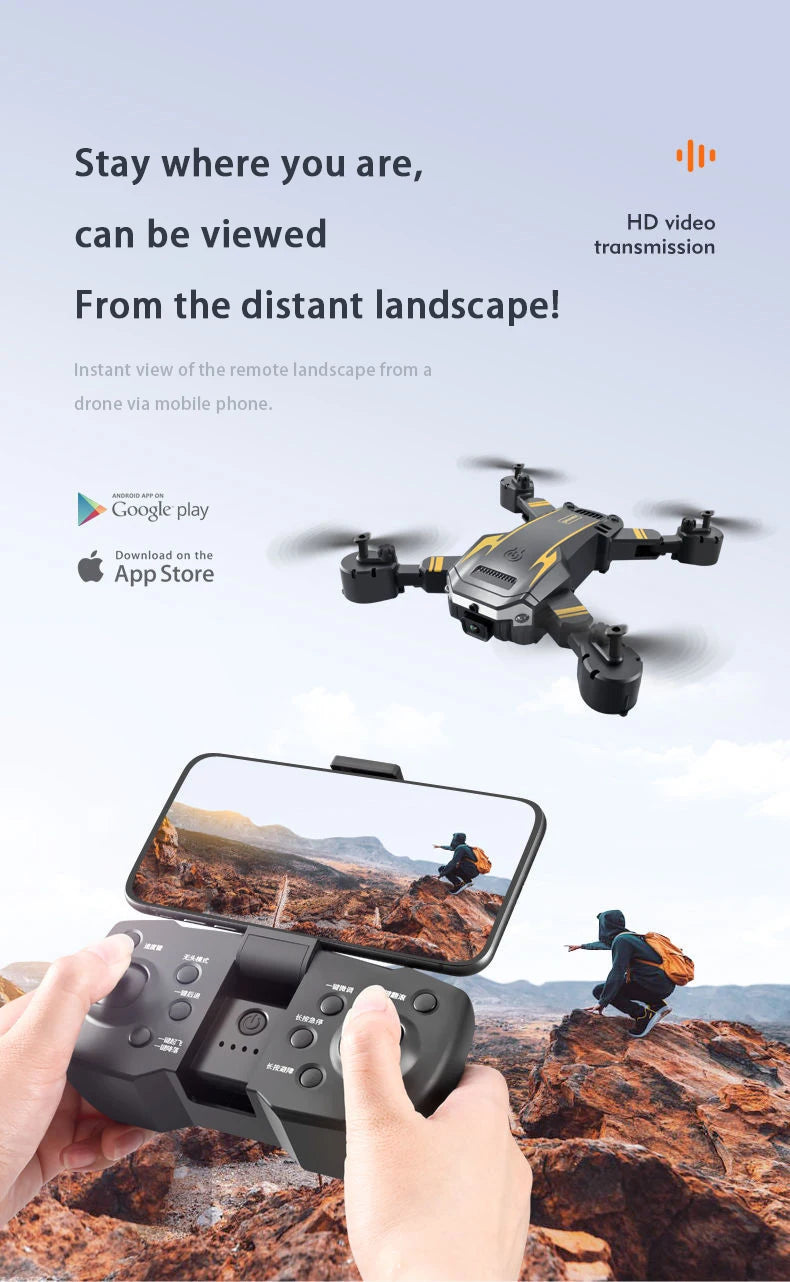 8k Professional Drones with HD Camera Obstacle Avoidance Aerial Photography Foldable Quadcopter Rc Helicopter Dron Toys 23 hd video can be viewed transmission from the distant landscapel