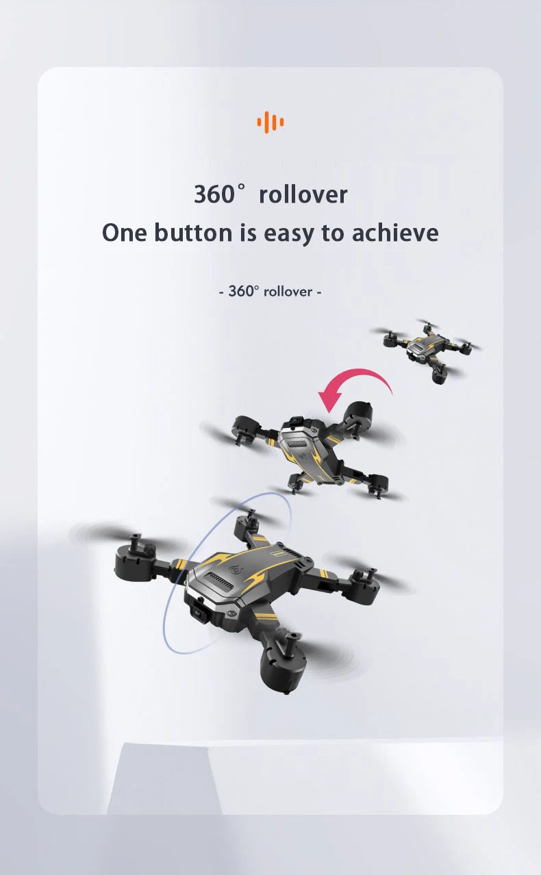 8k Professional Drones with HD Camera Obstacle Avoidance Aerial Photography Foldable Quadcopter Rc Helicopter Dron Toys 26 "360" rollover one button is easy to achieve .