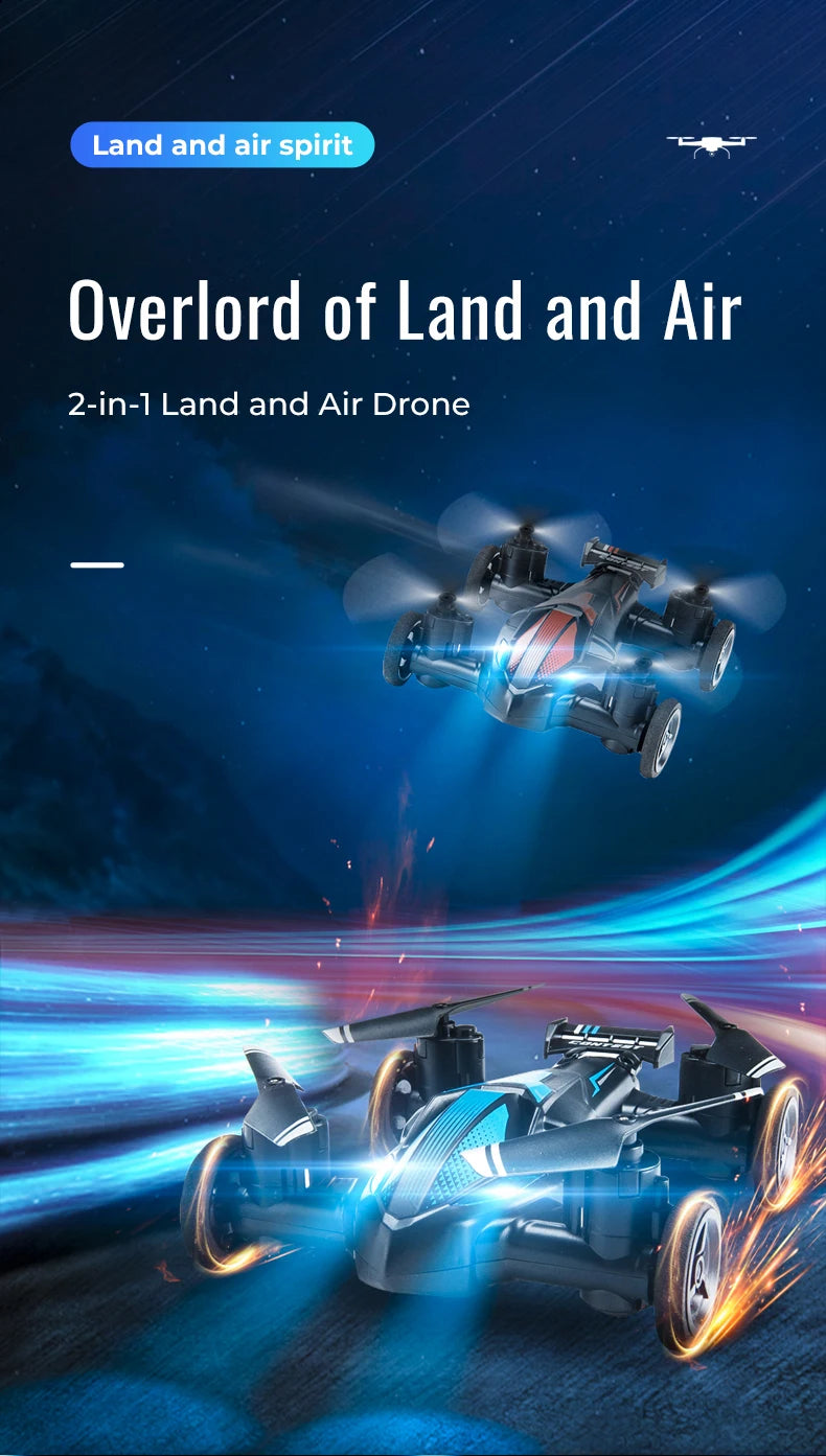 JJRC H103 Airplane - Land-Air Remote Control Airplane RC Car 4 Axis Headless Mini RC Quadcopter Drone Toy Altitude Hold 360 Degree Flip 9 JJRC H103 Airplane