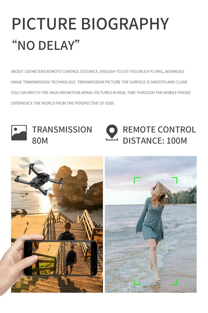 S171 Pro Drone - 2.4G Mini Drone With Camera 4k HD Dual Camera Pro Fpv Altitude Hold Wifi Foldable Quadcopter Flight RC Helicopter Toy Xmas Gift 28