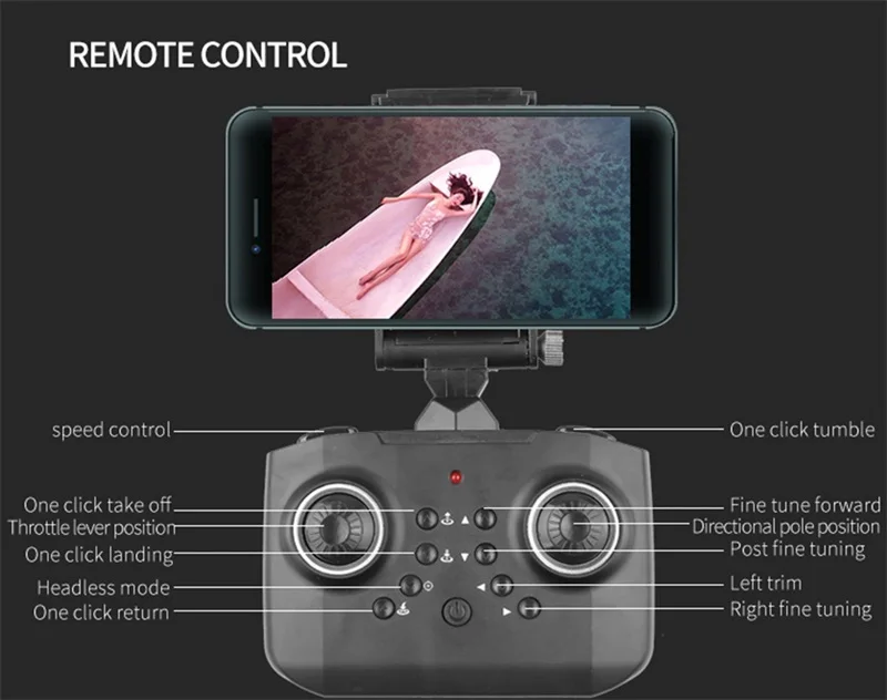 S171 Pro Drone - 2.4G Mini Drone With Camera 4k HD Dual Camera Pro Fpv Altitude Hold Wifi Foldable Quadcopter Flight RC Helicopter Toy Xmas Gift 32