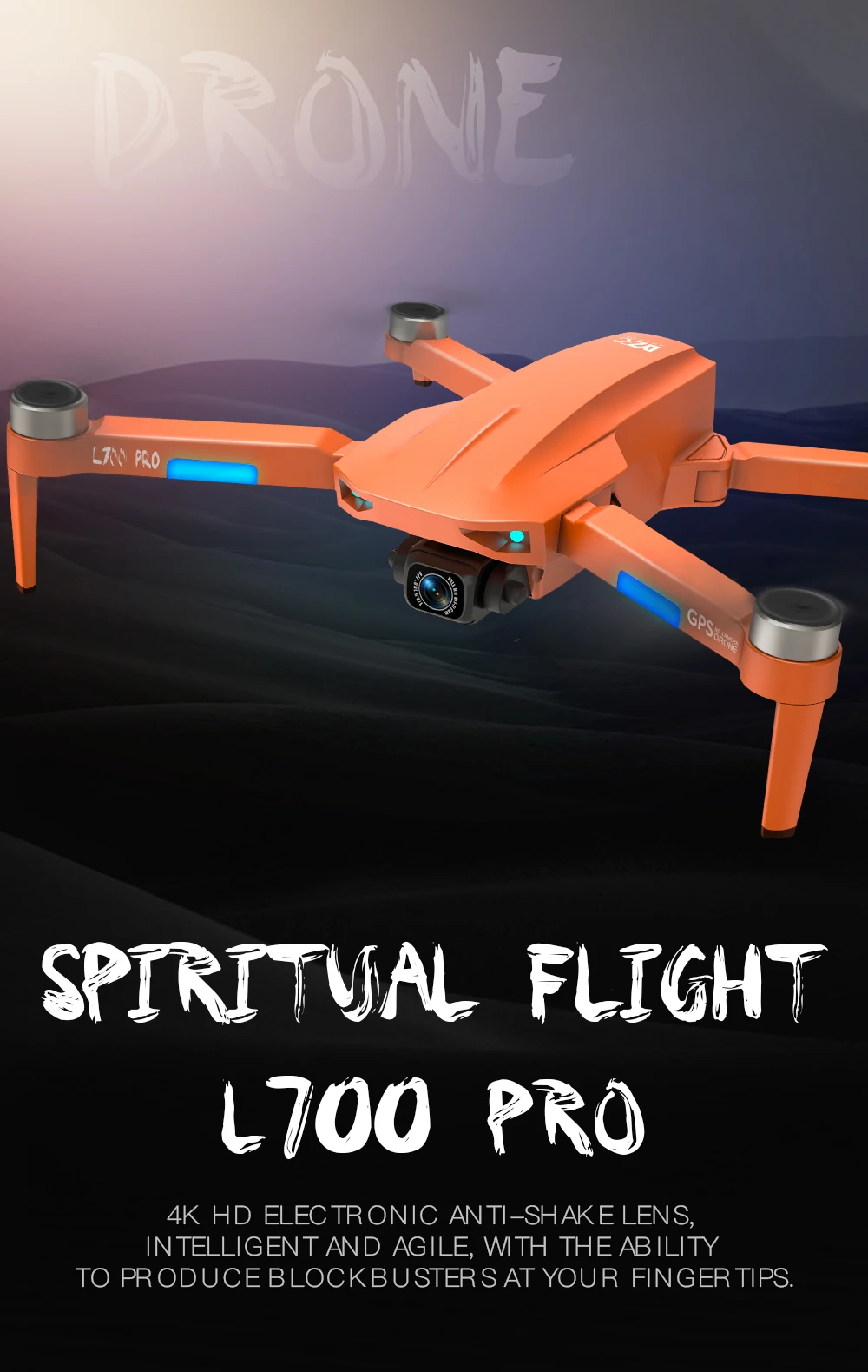 L700 PRO Drone - GPS FPV 1.2Km Drone 4K Professional Dual HD Camera Aerial Photography Brushless Motor Foldable Quadcopter Toys 29 L700 PRO Drone - GPS