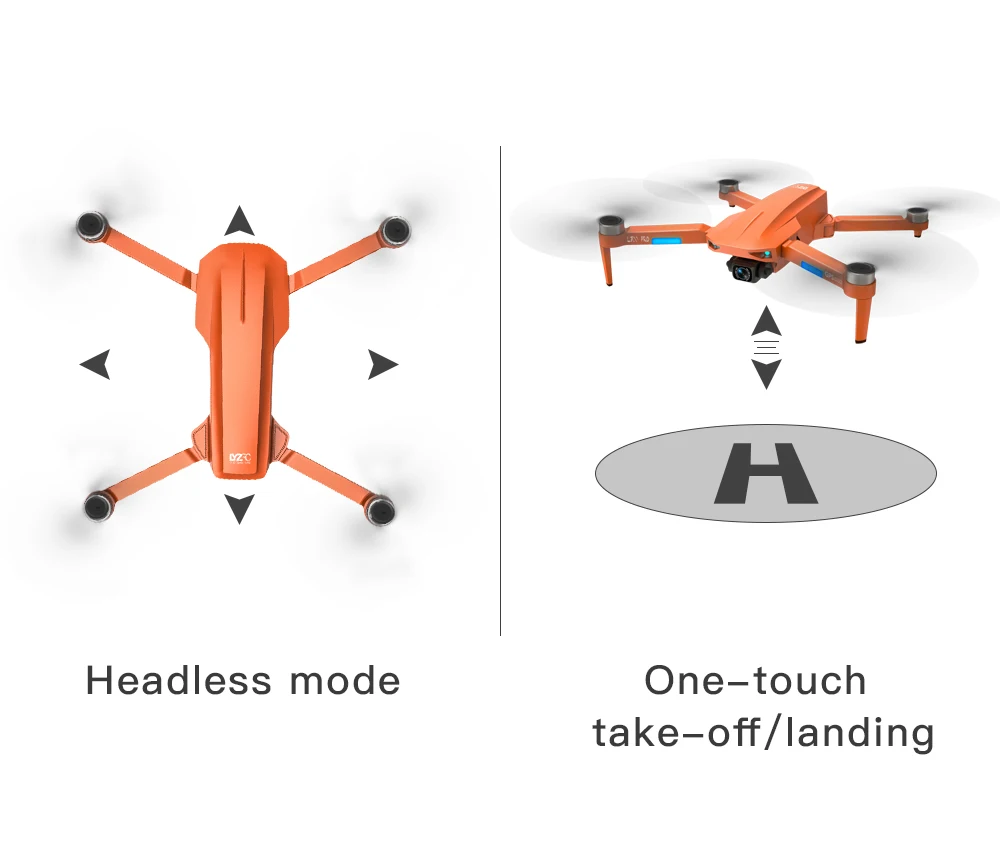 L700 PRO Drone - GPS FPV 1.2Km Drone 4K Professional Dual HD Camera Aerial Photography Brushless Motor Foldable Quadcopter Toys 44 L700 PRO Drone, bc a headless mode one-touch take-off