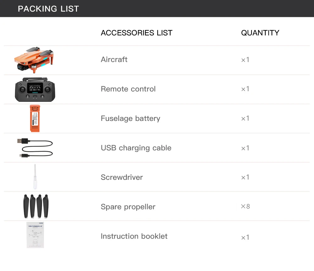 L700 PRO Drone - GPS FPV 1.2Km Drone 4K Professional Dual HD Camera Aerial Photography Brushless Motor Foldable Quadcopter Toys 53 L700 PRO Drone, packing list accessories list quantity aircraft x1 4l remote control