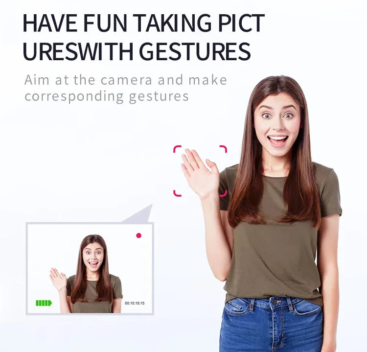 CS8 Drone, have fun taking pict ures with gestures aim at the camera