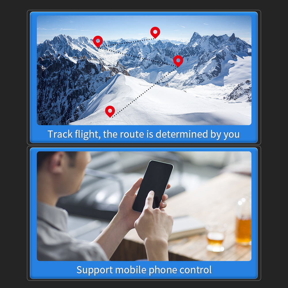 ZFR F185 Pro Drone - 4K HD Dual Camera Intelligent Obstacle Avoidance UAV Quadcopter Mini Drone 24 ZFR F185 Pro Drone, track flight, the route is determined by you support mobile phone