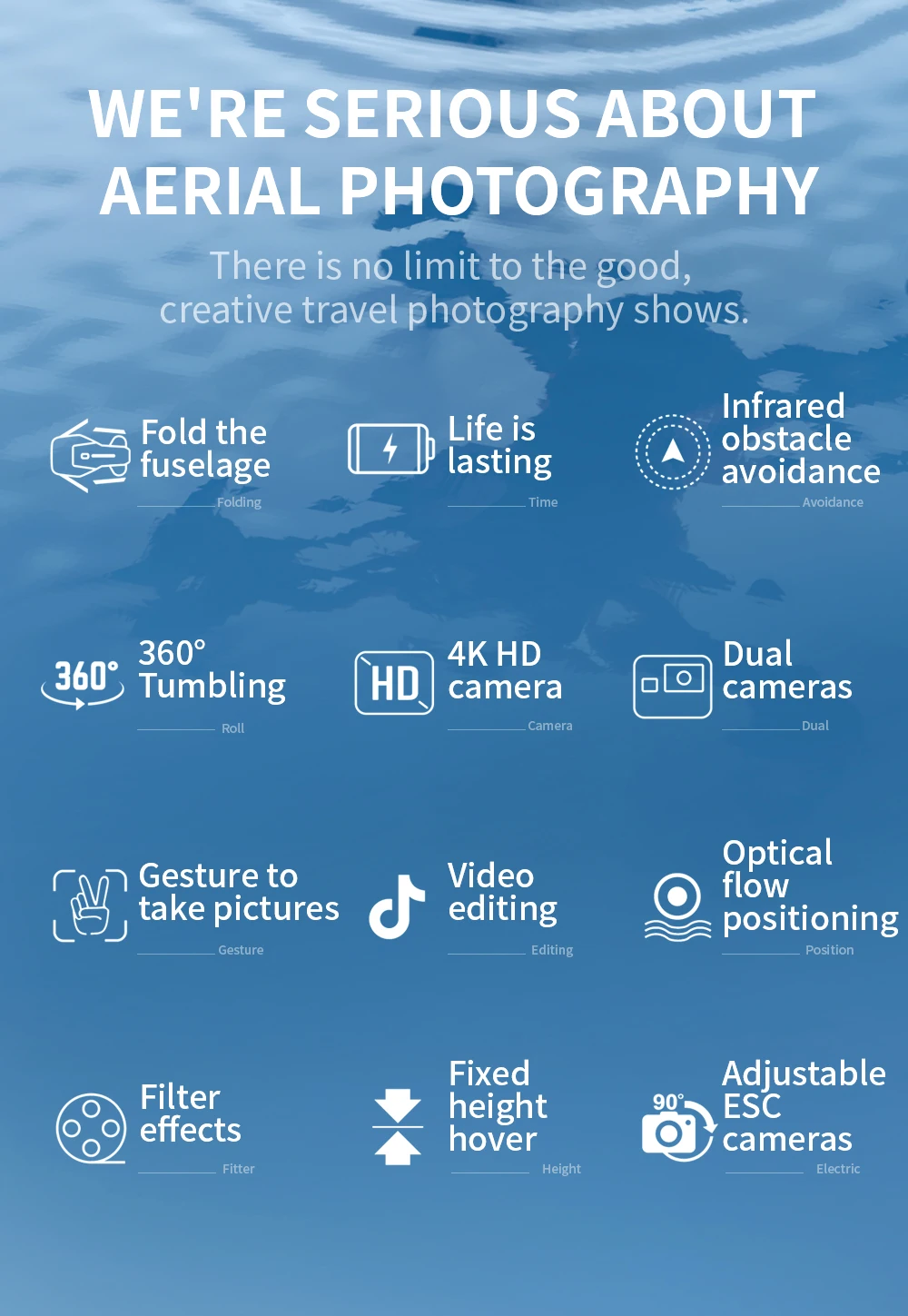 KF617 Drone - 4K Profesional 2.4G WiFi HD Dual Camera With Obstacle Avoidance Foldable Quadcopter RC Helicopter Toys 23 KF617 Drone, infrared fold the life is obstacle fuselage lasting avoidance