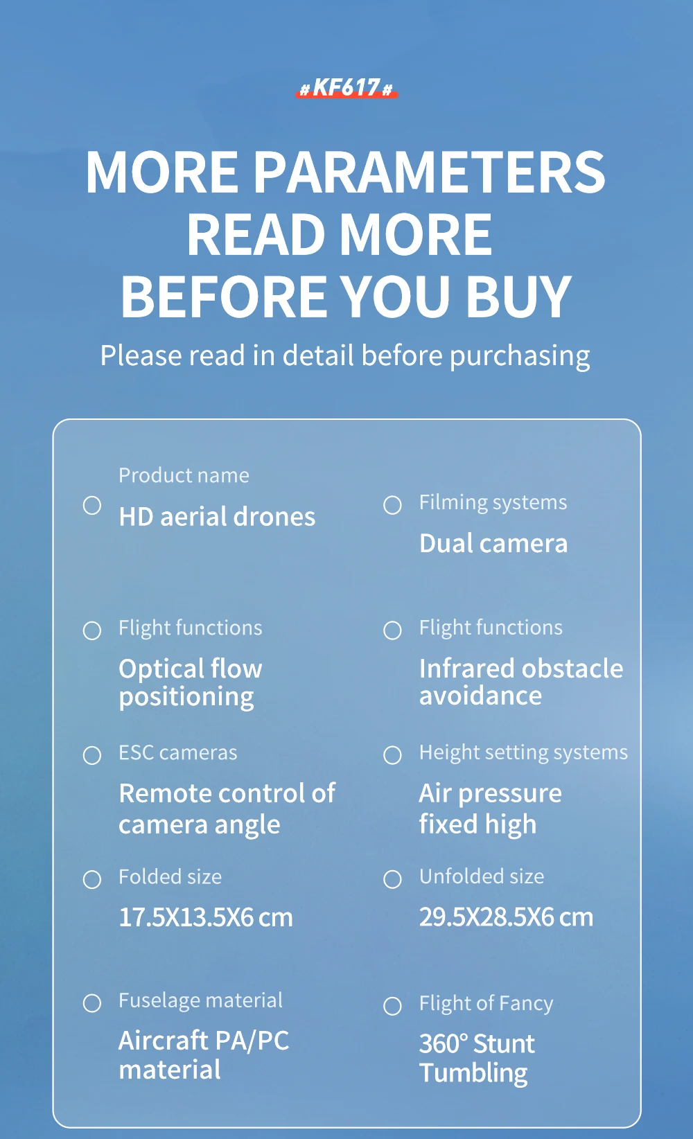 KF617 Drone - 4K Profesional 2.4G WiFi HD Dual Camera With Obstacle Avoidance Foldable Quadcopter RC Helicopter Toys 38 KF617 Drone, hd aerial drones filming systems dual camera flight functions