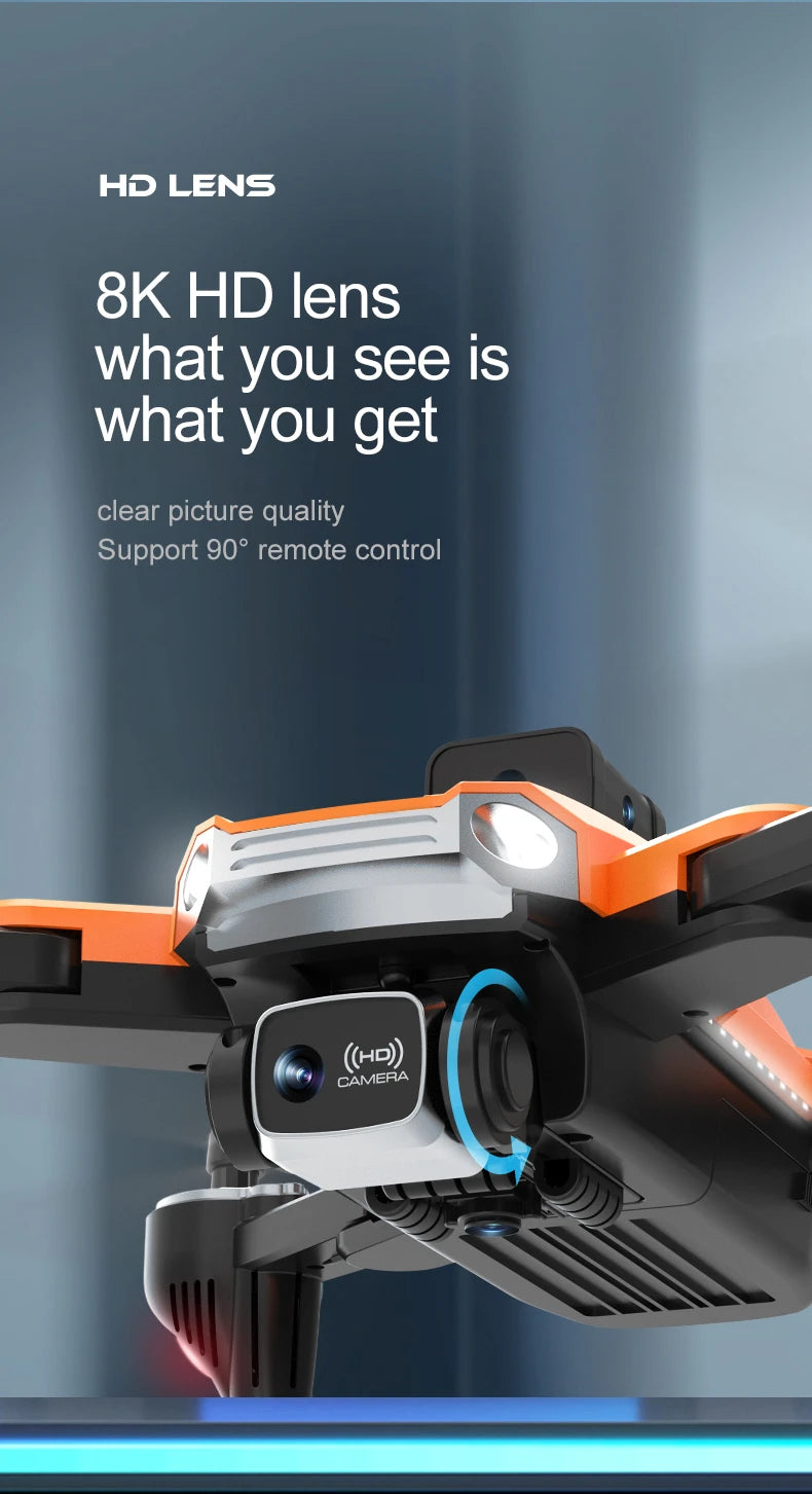 S8 Drone - 4K HD WIFI FPV Drone Dual Camera Height Hold RC Foldable Quadcopter Dron Rc Helicopter Drone Gift Toy 20 S8 Drone - 4K HD